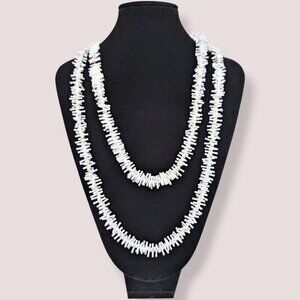 V. Long Stick Coral Necklace